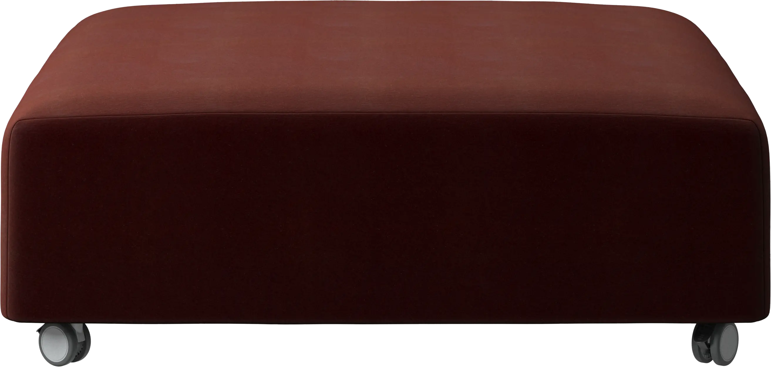 Hampton pouf on wheels